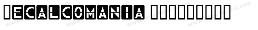 Decalcomania JNL字体转换